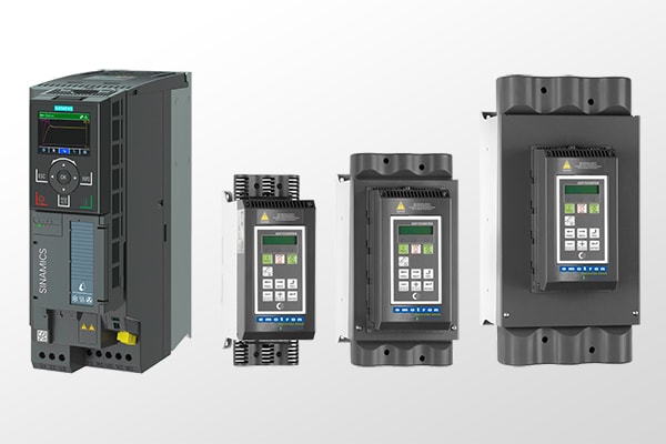 Frequency converters and soft starters